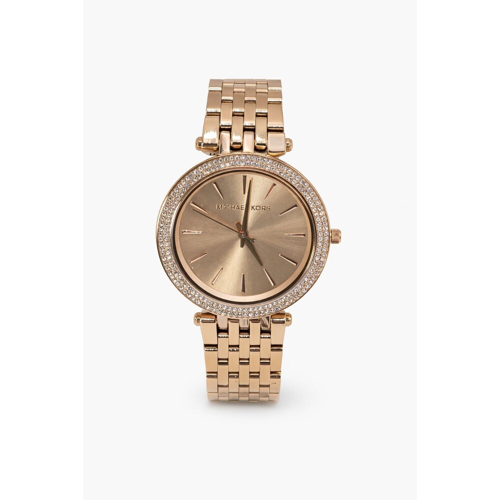 Michael Kors Darci Women's Rose Gold-Tone Pavé Watch MK3192
